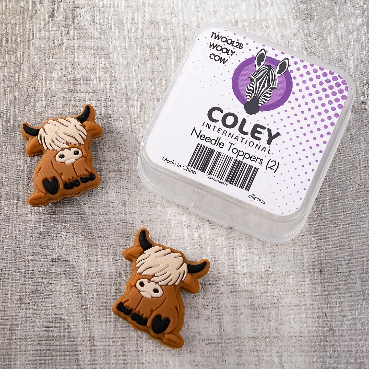 Wooly Cow Needle Toppers