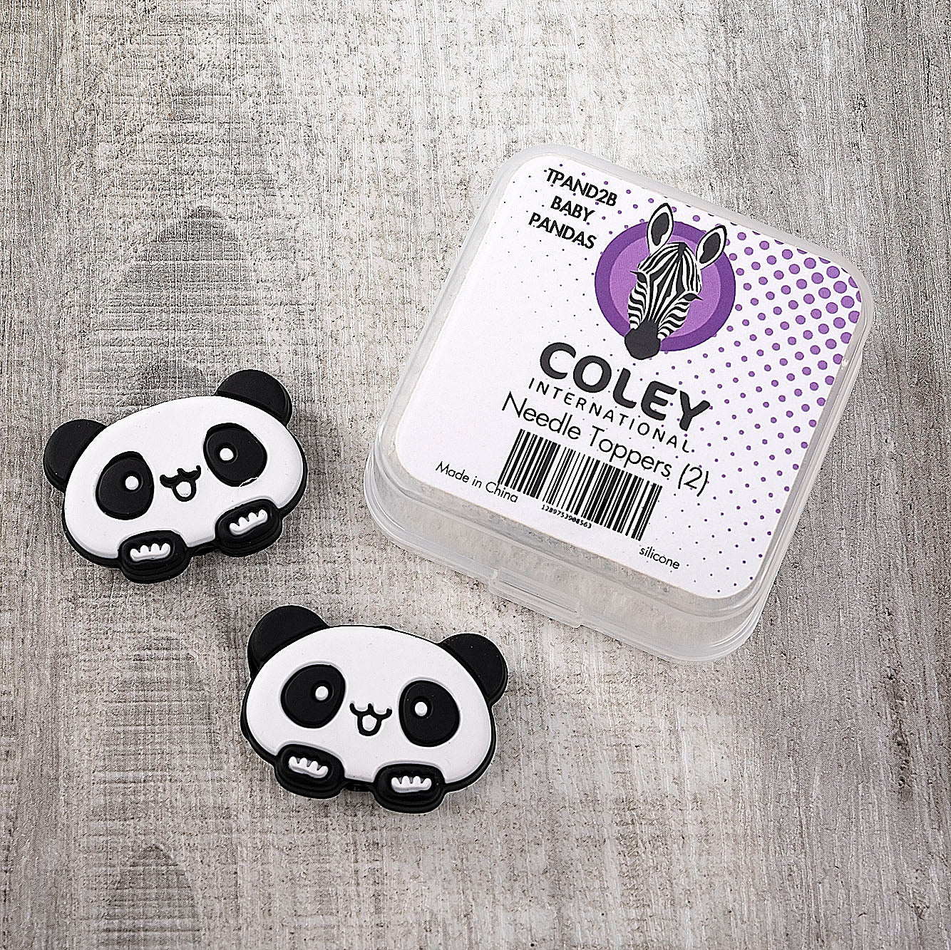 Panda Needle Toppers