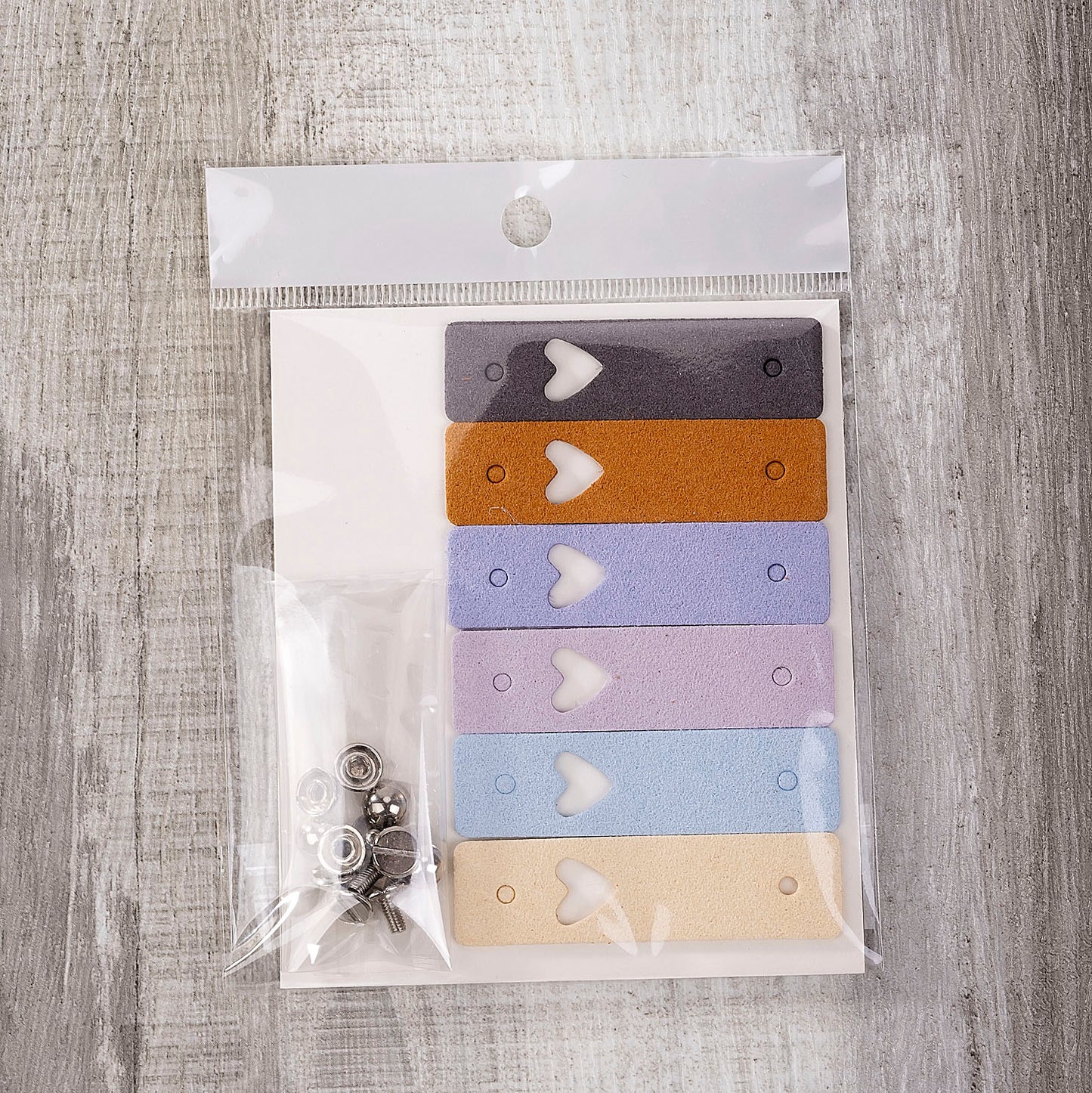 Heart Tags with Studs