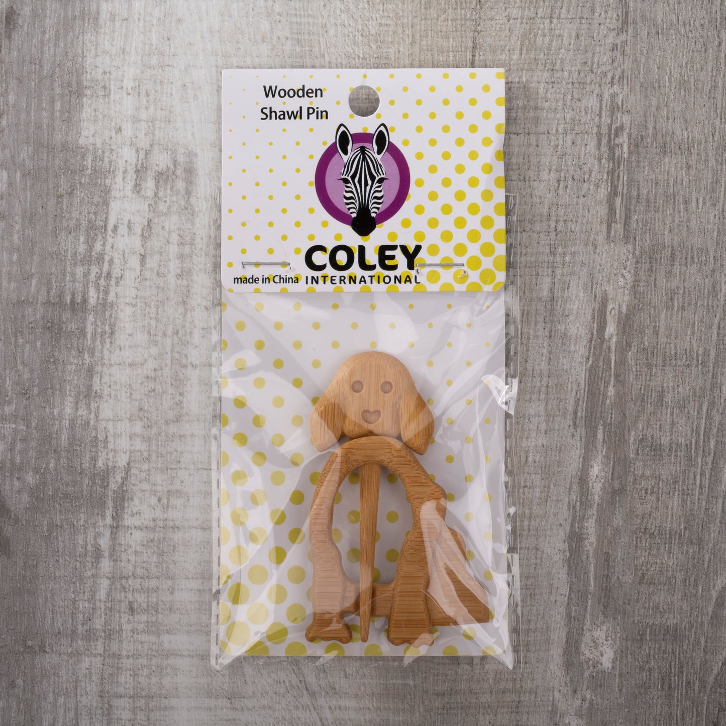 Puppy Shawl Pin