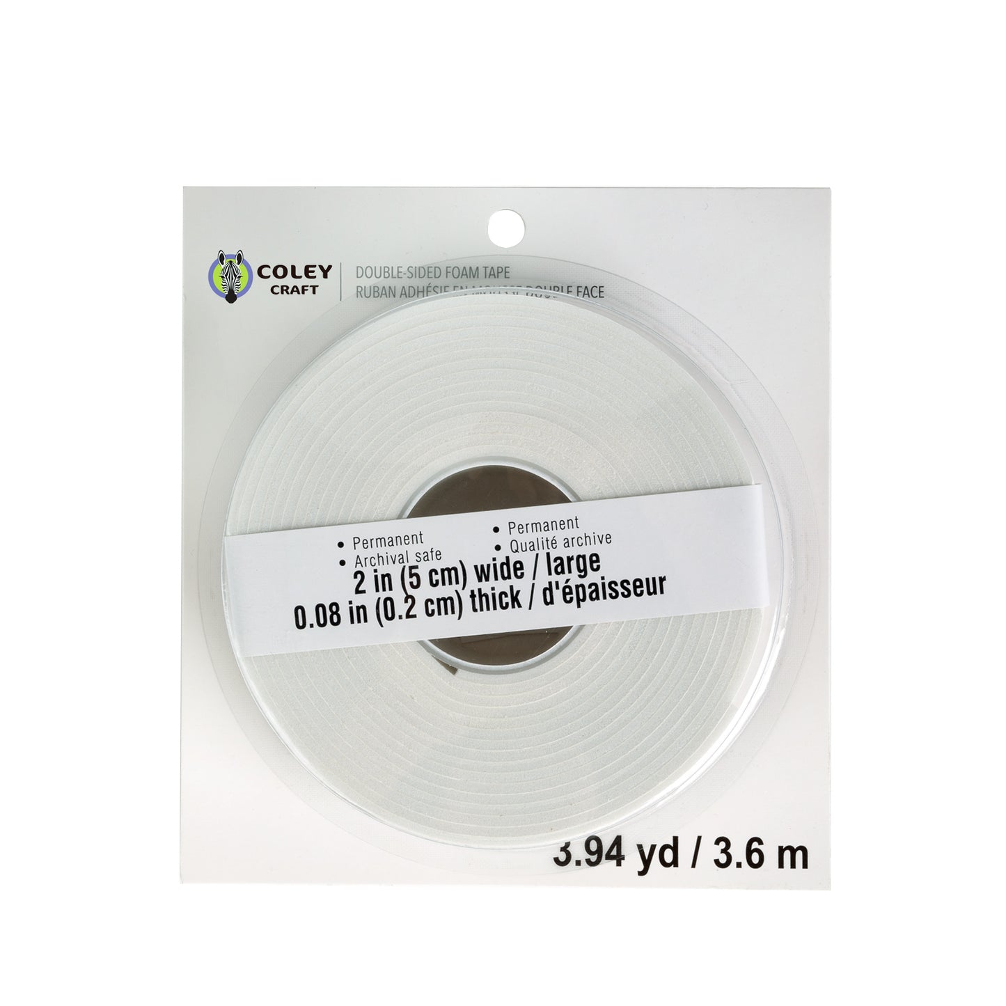 2" x 4yd. Double-Sided Foam Tape