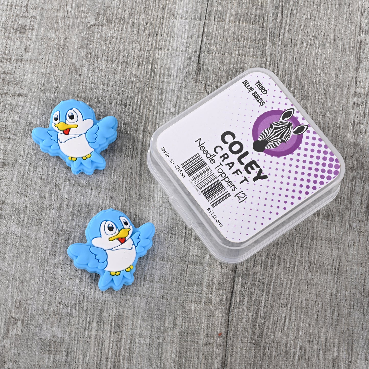 Blue Bird Needle Toppers