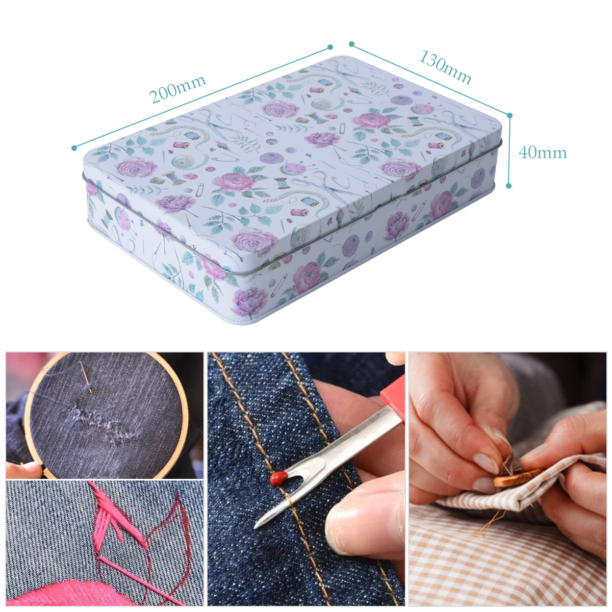 Needle Case Portable Mini Multifunctional Sewing Thread Kit
