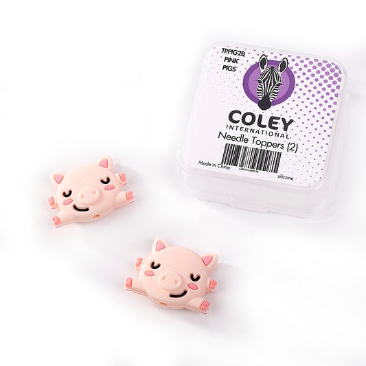 Piggie Needle Toppers