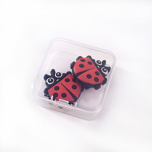 Ladybug Needle Toppers