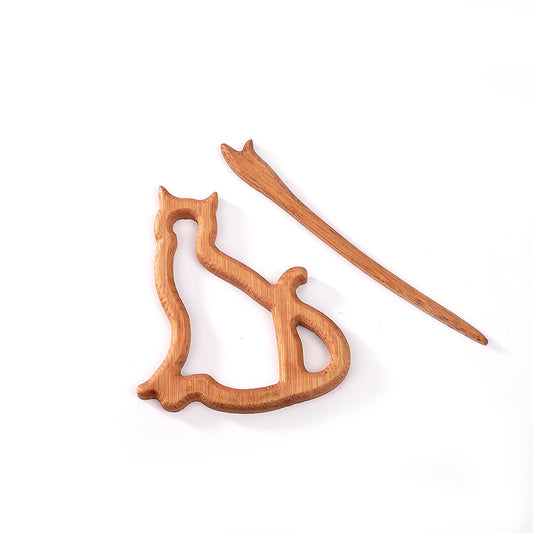 Cat Shawl Pin