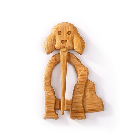 Puppy Shawl Pin