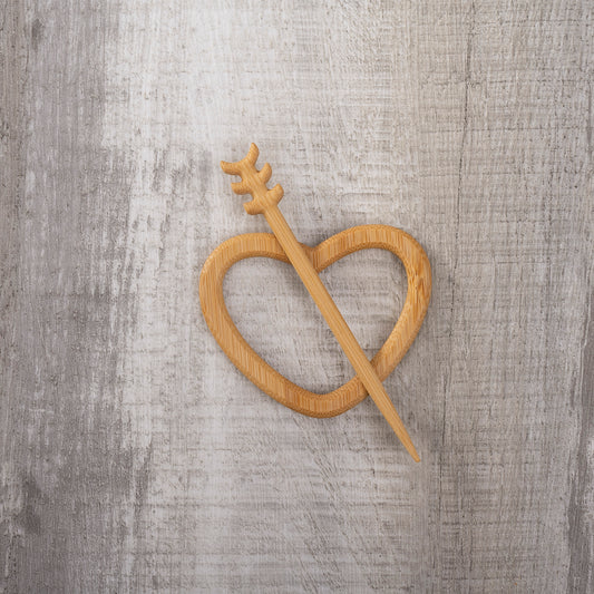 Heart Shawl Pin