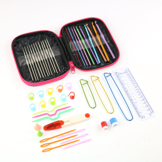 51pcs Crochet Hook Set Case