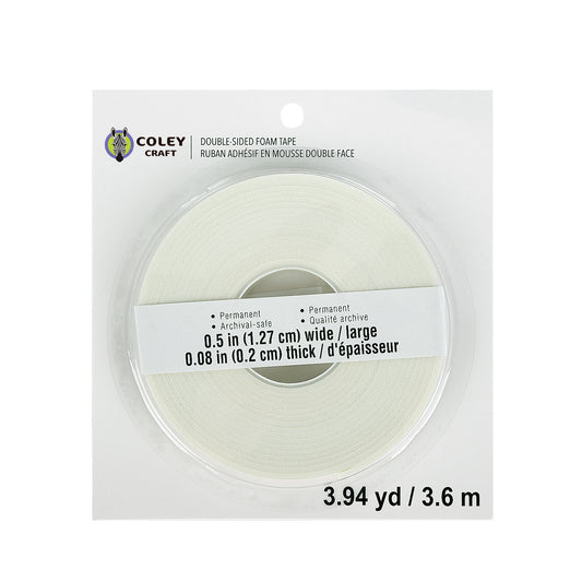 1/2" x 4yd. Double-Sided Foam Tape