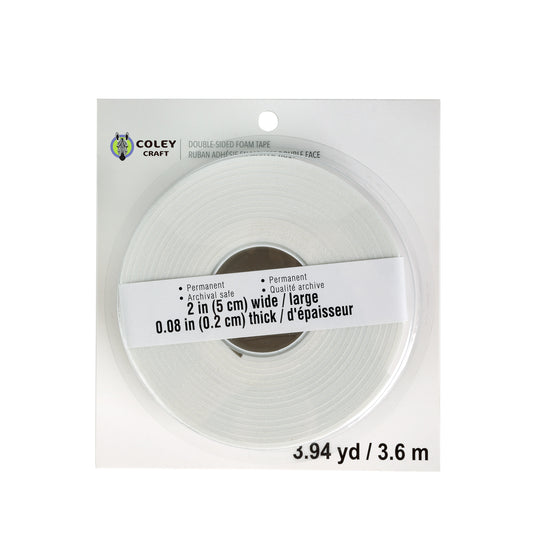 2" x 4yd. Double-Sided Foam Tape