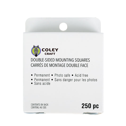 Double-Sided Mounting Squares, Permanent